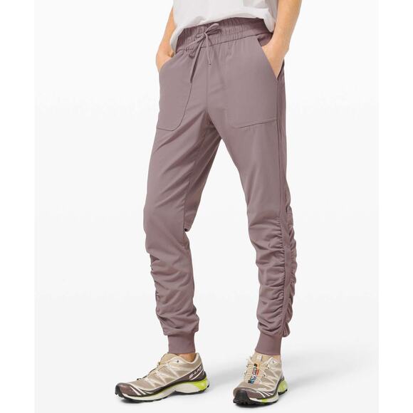 lululemon athletica Pants - Lululemon Beyond the Studio High Rise Jogger Pant Lunar Rock Size 6